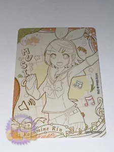 CARTE KAYOU CARD HATUSNE MIKU : KAGAMINE RIN QCY-MTR-007 - Imagen 1 de 1