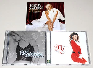 3 CD SAMMLUNG SARAH CONNOR CHRISTMAS IN MY HEART CHRISTINA AGUILERA MARIAH CAREY - Imagen 1 de 2
