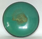 Japanese Pottery Plate Koishiwara Ware Green 18.7cm 7.36" Dia. Vintage