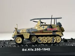 Sd.Kfz.250 1942 Wehrmacht Nazi Germany Military Car Tank Model Diecast 1:72 - Picture 1 of 16