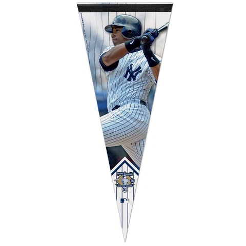 BERNIE WILLIAMS #51 RETIREMENT NEW YORK YANKEES PREMIUM PENNANT 12"x30" WINCRAFT Cover