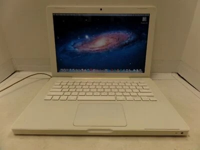 13" Apple MacBook1,1 2006 A1181 1.83GHz CD 2GB 320GB Blanco OSX 10.7 LEER Foto 1 de 4