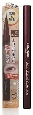 CANMAKE Slim Liquid Eyeliner 02 Brown 0.67ml - Image 1 of 3