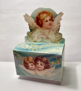 Vintage Current Inc 12 Treat Boxes VICTORIAN ANGELS Christmas 29942 Small - Picture 1 of 9