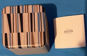 Fossil Watch Tin With Warranty Booklet. FREE P+P - Picture 1 of 1