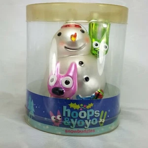 HALLMARK Keepsake Hoops and Yoyo Muñeco de Nieve ADORNO DE NAVIDAD RARO - Imagen 1 de 12