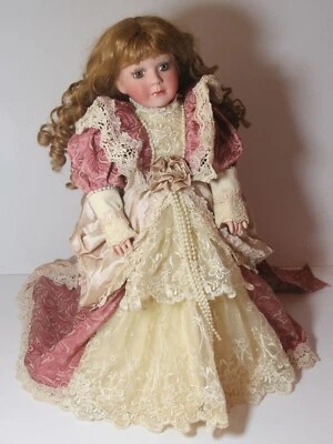 EMILY ROSE FULL BODY PORCELAIN JANIS BERARD VICTORIAN TREASURED HEIRLOOM DOLL - Image 1 of 4