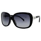 Chanel 5171-A 60?17 135 Ribbon Sunglasses Black Authentic Used