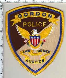 Gordon Police (Nebraska) Schulteraufnäher - neu von 1989 - Bild 1 von 1