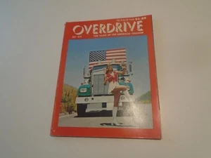 OVERDRIVE Trucking Magazine July 1973 kenworth w900 us flag darla hirshbach us - Picture 1 of 14