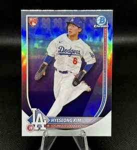 Bowman 2025 - Rookie Red RC Hyeseong Kim #91 Sp Rookie Chrome Variation (RC) - Imagen 1 de 2