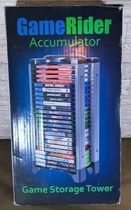 Organizador de torre de almacenamiento GameRider tiene capacidad para 24 estuches para videojuegos DVD - Imagen 1 de 4