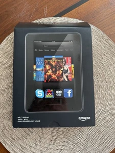 Amazon Kindle Fire HD 16GB, Wi-Fi, 8in - Black 2012 Brand New Working - Picture 1 of 1