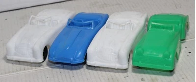 4 Vintage Jaguar MG Plastic Roadsters Made in USA - Image 1 of 4