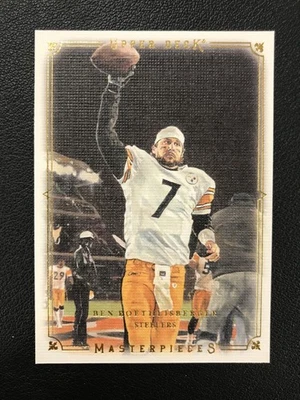 2008 Upper Deck Masterpieces #7 Ben Roethlisberger Pittsburgh Steelers - Image 1 of 2