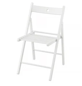 New IKEA FRÖSVI Folding Chair White Home Kitchen Dinning Durable Multicolour - Picture 1 of 3