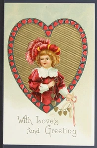 Valentine Day - Unsigned Clapsaddle  Int Art Pub #942  PC3561 - Picture 1 of 2