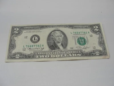 1976 SAN FRANCISCO CA TWO DOLLAR BILL FOR YOUR COLLECTION Z2687 - Image 1 of 3