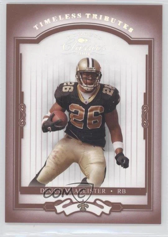 2004 Donruss Classics Timeless Tributes Red /100 Deuce McAllister #59 - Image 1 of 2