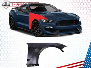Guardabarros delantero derecho del lado del pasajero para Ford Mustang GT350/500 2018-2023 estilo - Imagen 1 de 7