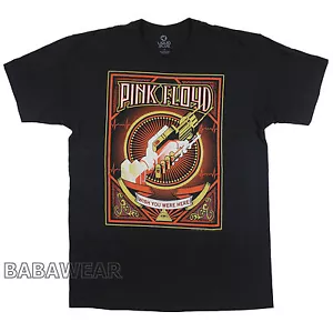 Pink Floyd T-Shirt Wish You Were Here Rock Band Black BABA - Picture 1 of 2