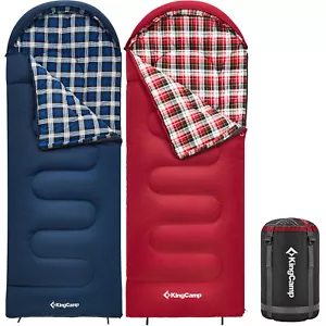 KINGCAMP Kinderschlafsack Cloud 300 Winter Decken Schlafsack XL Breit Baumwolle - Bild 1 von 23