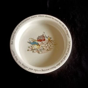 Wedgwood Peter Rabbit Beatrix Potter Stop Thief Porridger Schale - Bild 1 von 3