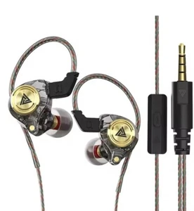 QKZ AK3 FiLe Wired Earphone with Microphone HiFi Music Monitor Bass Headphones - Imagen 1 de 11