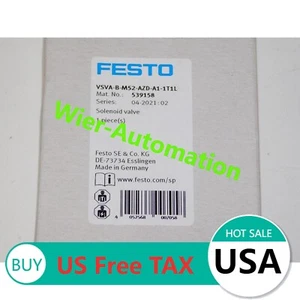 US FREE TAX New FESTO VSVA-B-M52-AZD-A1-1T1L 539158 Solenoid Valve Module 145PSI - Picture 1 of 7