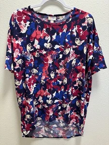 Lularoe Disney Irma Tunic Top Maleficent Blouse Relaxed Oversized XS - Picture 1 of 7