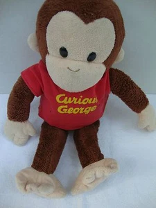 12" Curious George Sitting Applause Classic Plush Stuffed Monkey Animal Toy Kids - Picture 1 of 3