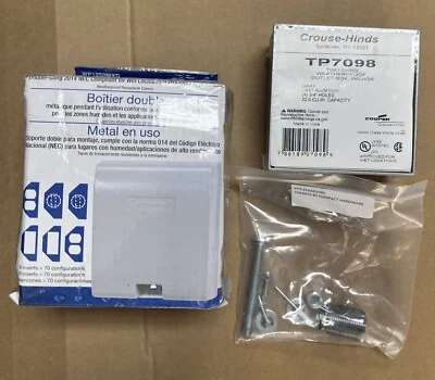 Intermatic 2-Gang Metal Extra-TP7098 -Duty In-Use Electrical Outlet Cover - Image 1 of 4