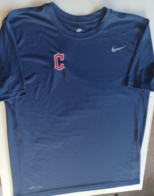 VINTAGE NIKE TEAM CLEVELAND INDIANS SHORT SLEEVE T SHIRT YOUTH BOYS L/M  jersey