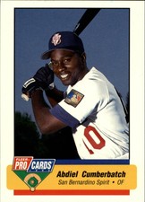 1994 San Bernardino Spirit Fleer/ProCards #2770 Abdiel Cumberbatch
