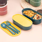 Kitchen Microwave Lunch Box Dinnerware Food Storage Container Office Bento Box