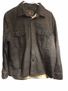 Freedom Foundry - Flanellhemd Herren mittel - dunkelgrau - Langarm Knopfleiste - Flanell - Bild 1 von 5