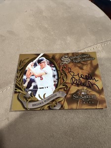 Brooks Robinson Signature Series 1997 Donruss Significant Signatures /2000