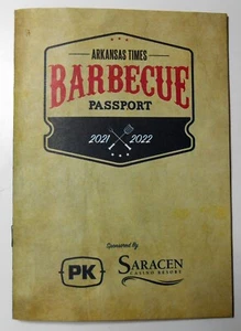 Arkansas Times Barbecue Passport state eateries journey logbook 2021-22 - Picture 1 of 6