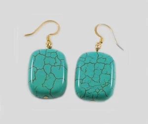 Pendientes de turquesa antiguo talismán persa piedra preciosa de inmortalidad gemas antiguas - Imagen 1 de 10
