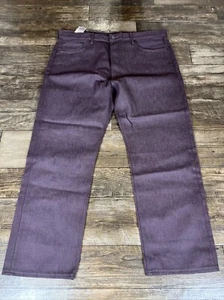 Levi's Jeans Mens 40x30 Purple White Oak Cone Denim Button Fly 501 K2 - Picture 1 of 6