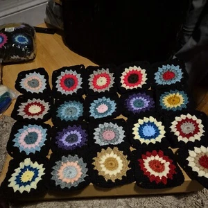Sunshine Crochet granny Squares - Picture 1 of 2