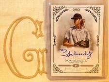 Noah Schultz, White Sox, 2022 Onyx Vintage Extended Blue Ink on Card Auto🇬