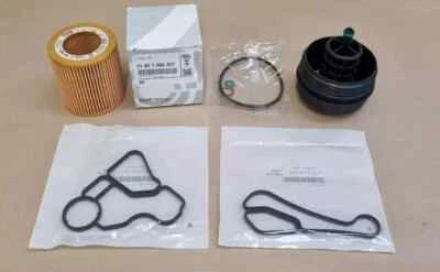 BMW 135i 335i N54 N53 N52 N55 Oil Filter Cap + Oil Filter + Oil Housing Gaskets - image 1 of 4