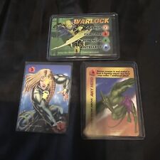 Marvel Overpower PROMO Card Lot! WARLOCK Hero Character Card & Death From Above