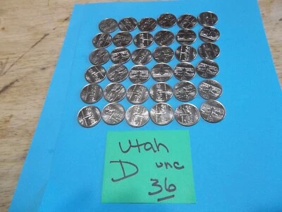(36) 2007 Utah D State quarters  uncirculated - Image 1 of 3