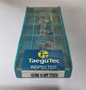 TAEGUTEC 16ERM 18NPT TT9030 Hartmetalleinsätze 5 Stück - Bild 1 von 3