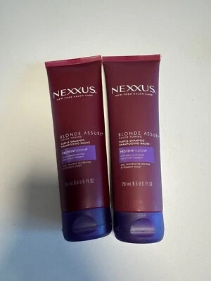 Nexxus Blonde Assure Color Toning Purple Shampoo w/ Keratin Protein 8.5oz (X2) - Image 1 of 4