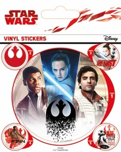 Vinyl Sticker / Aufkleber-Set STAR WARS 8  Rebels The Last Jedi 1x7,5 4x2cm 7353 - Picture 1 of 1