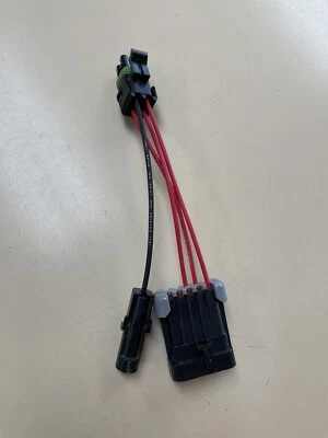 Adaptador de arnés de cables con módulo de 3 puertos y 3 enchufes reemplaza Western/Fisher29047 Foto 1 de 2