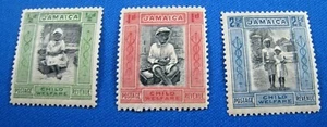 JAMAICA 1923 - SCOTT # B1-B3 MH (V2j2) - Picture 1 of 3